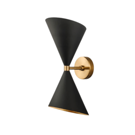 ไฟกิ่งภายใน DEEPWOOD รุ่น SHROUD สีดำ/ทอง 2 หัว_0